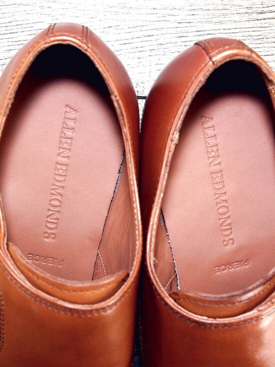 * NIB * $450 Allen Edmonds PIERCE Monkstrap 7 D Walnut * add $15 new Trees main image 6